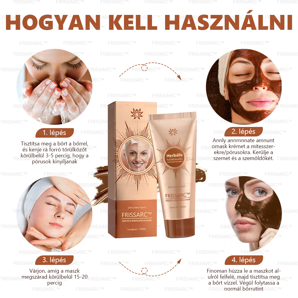 đđ FRISSARCâą fehĂ©rĂtĆ Ă©s folteltĂĄvolĂtĂł arcmaszk