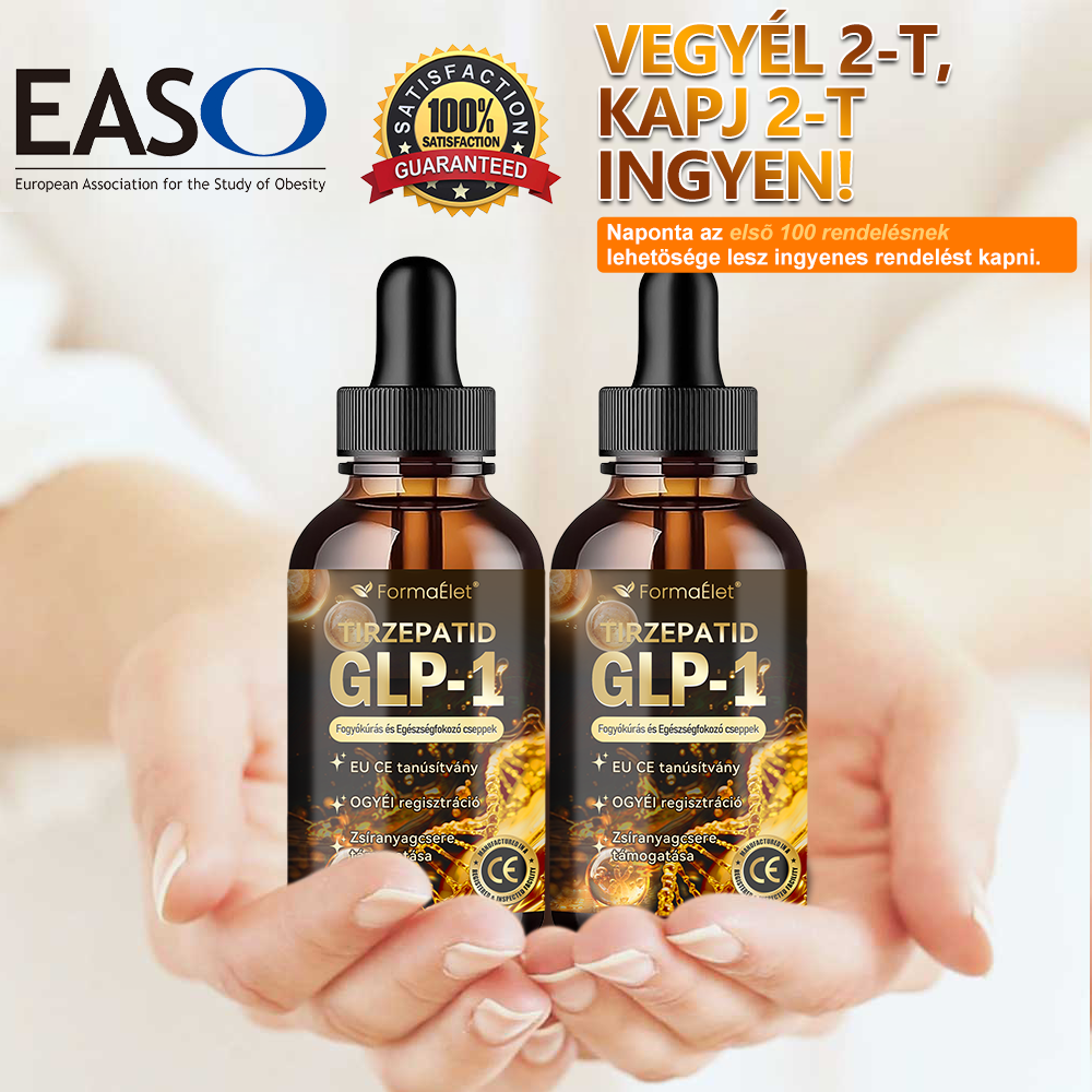 🎁OGYÉI ajánlásával  | Hivatalos üzlet | FormaÉlet® GLP-1 Moringa Fogyókúrás és Egészségfokozó cseppek 🔥 (Élelmiszer-minőségű zsírégető – Az Obesity Society fejlesztése)🎁