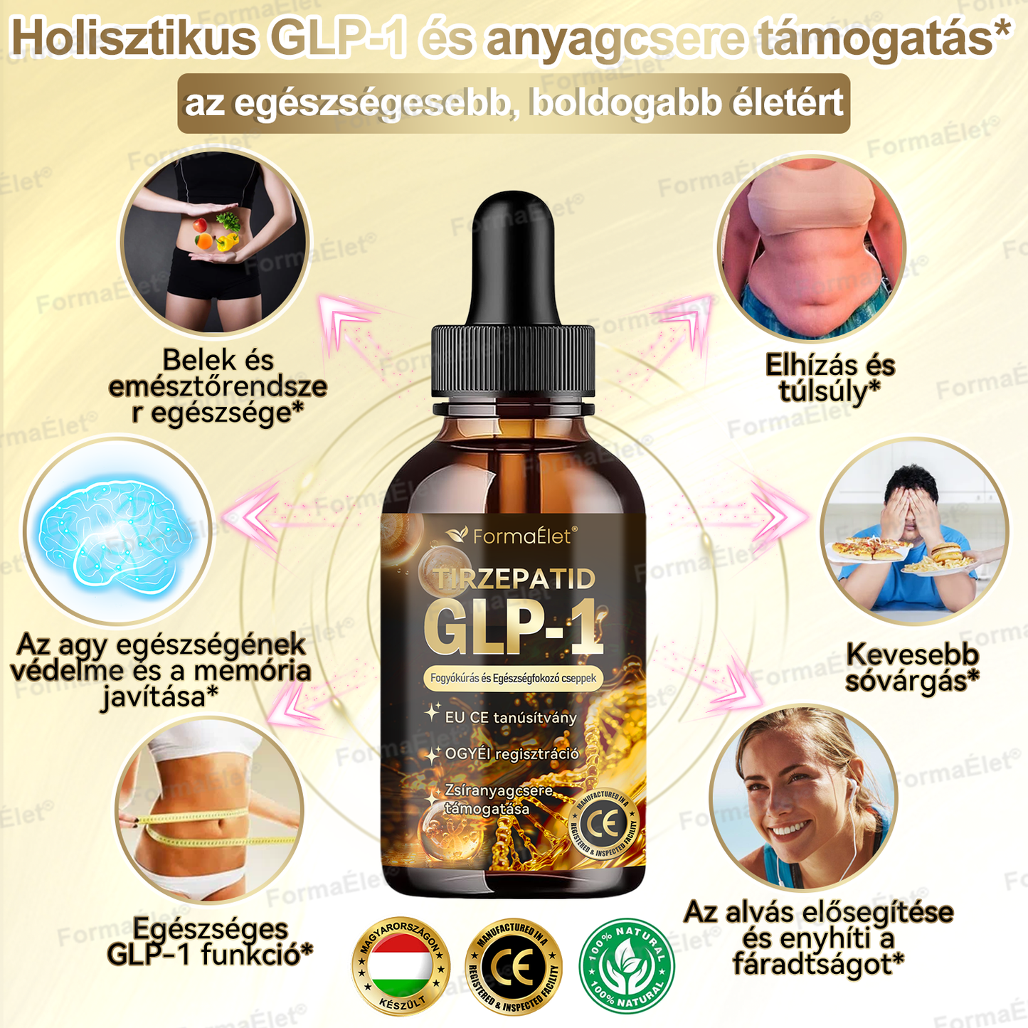 🏆 Hivatalos üzlet | FormaÉlet® GLP-1 Moringa Fogyókúrás és Egészségfokozó cseppek 🔥 (Élelmiszer-minőségű zsírégető – Az Obesity Society fejlesztése)