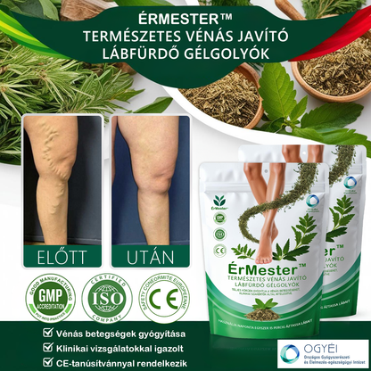 ❣️ ÉrMester™  Természetes Vénás Javító Lábfürdő Gélgolyók
