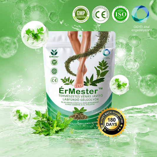❣️ ÉrMester™  Természetes Vénás Javító Lábfürdő Gélgolyók
